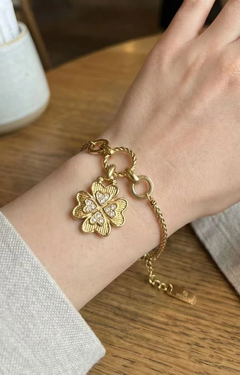 Bracelet trèfle