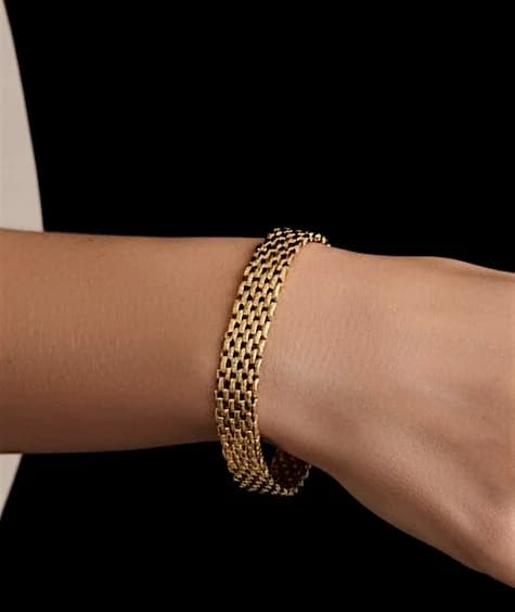 Bracelet chaine grain de riz