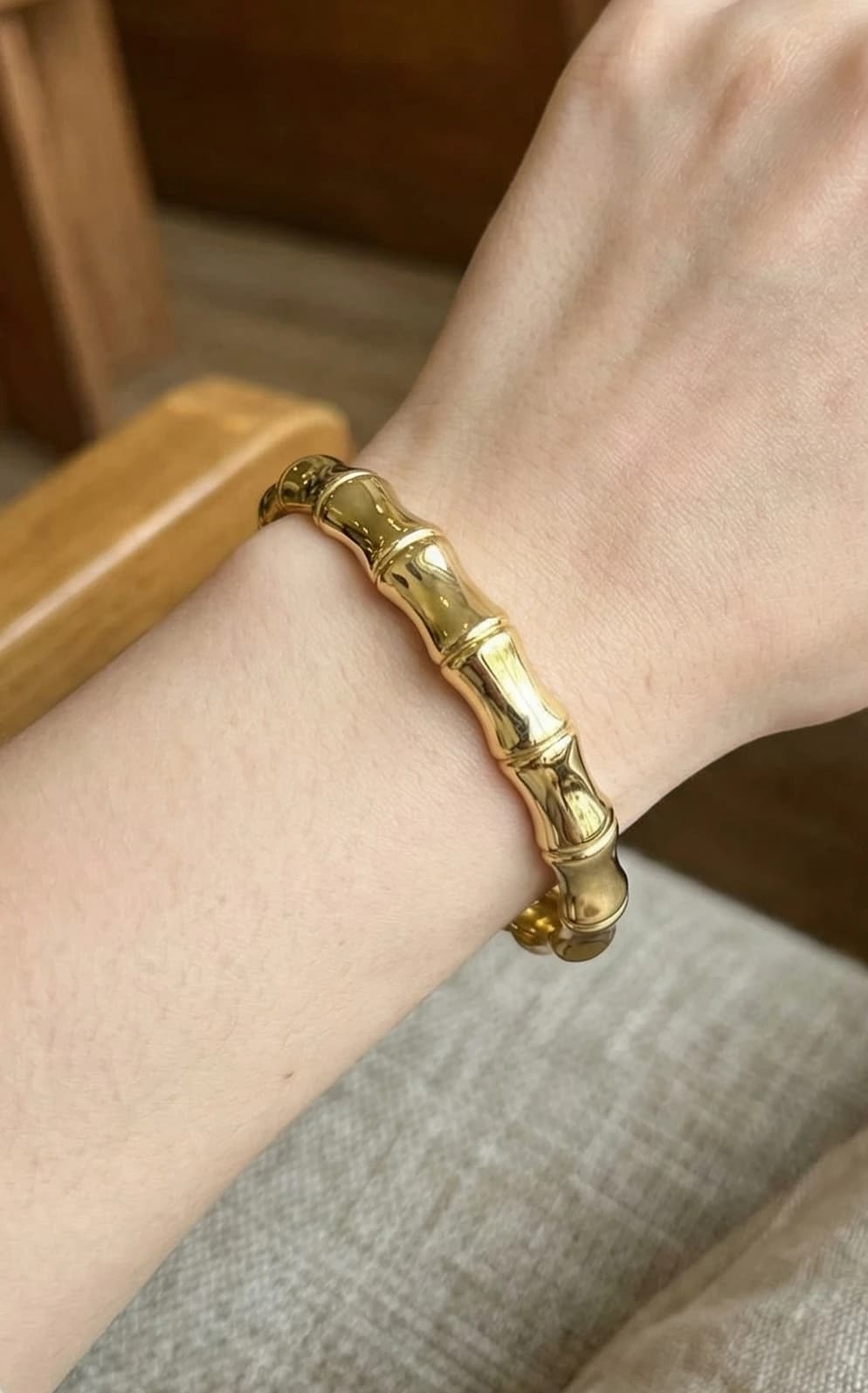 Bracelet jonc bambou