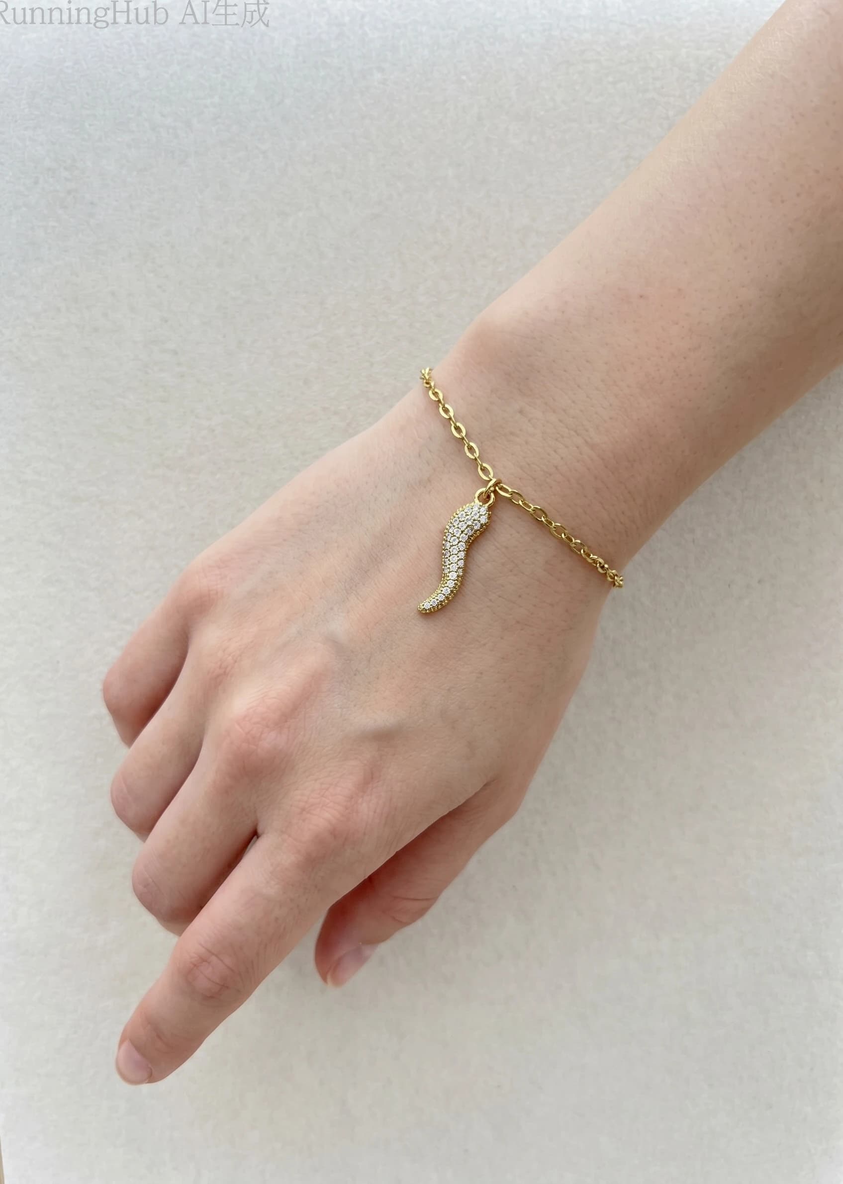Bracelet piment strass