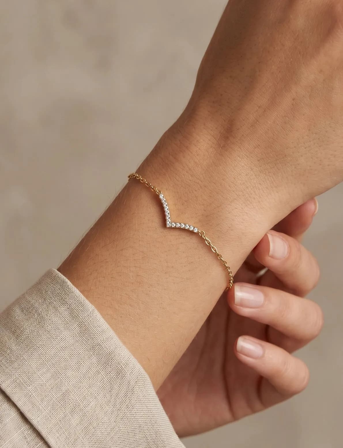 Bracelet avec des strass