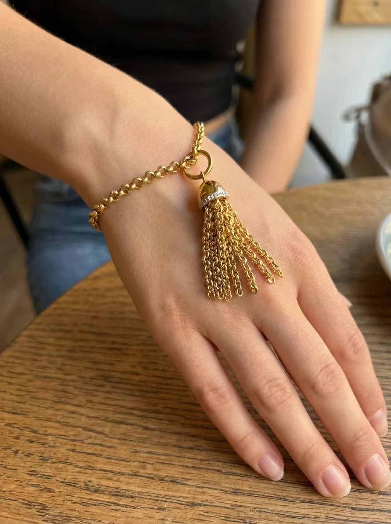 Bracelet pompom