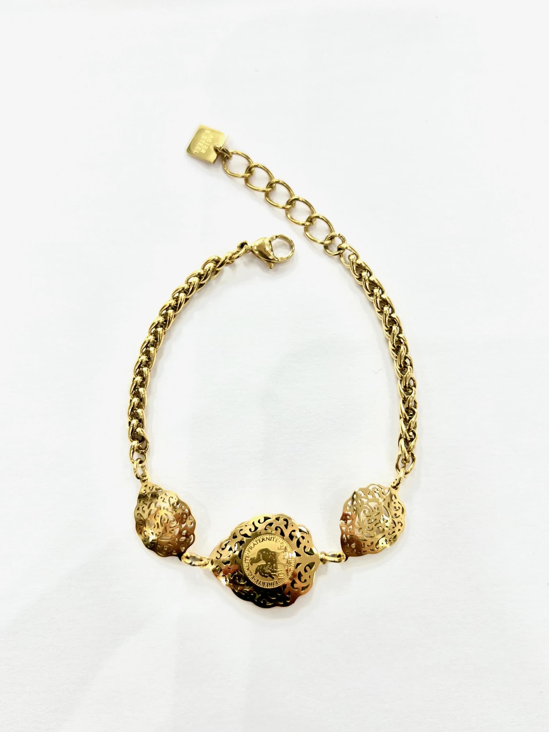 Bracelet coq goutte