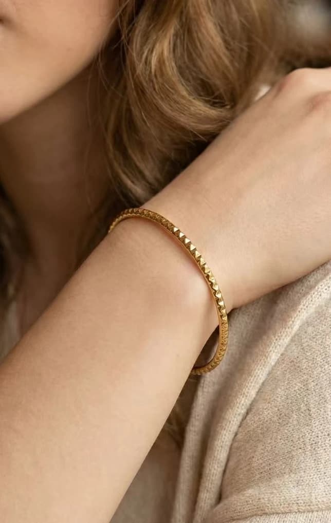 Bracelet jonc fin semainier