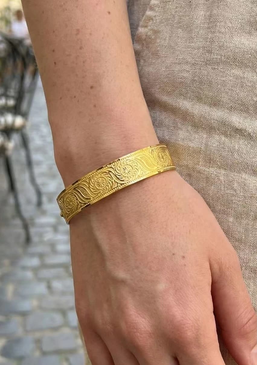 Bracelet jonc soleil