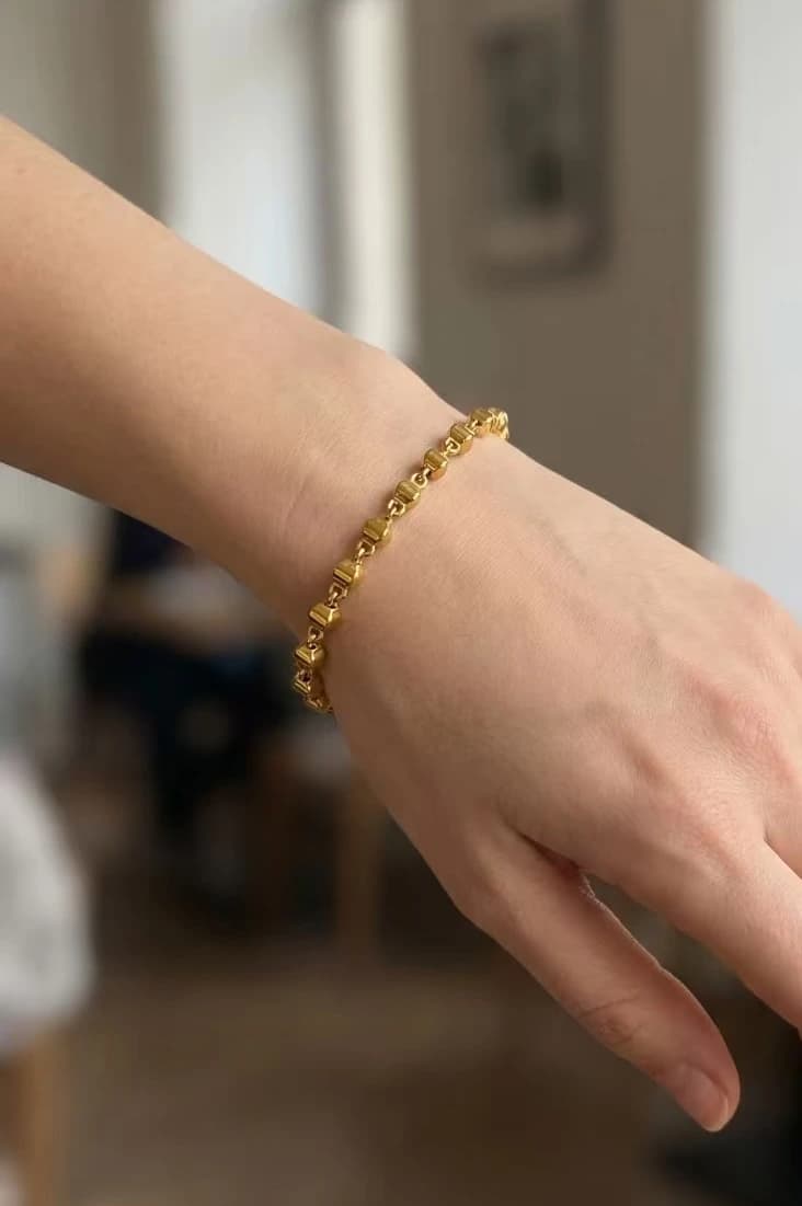Bracelet chaîne boule