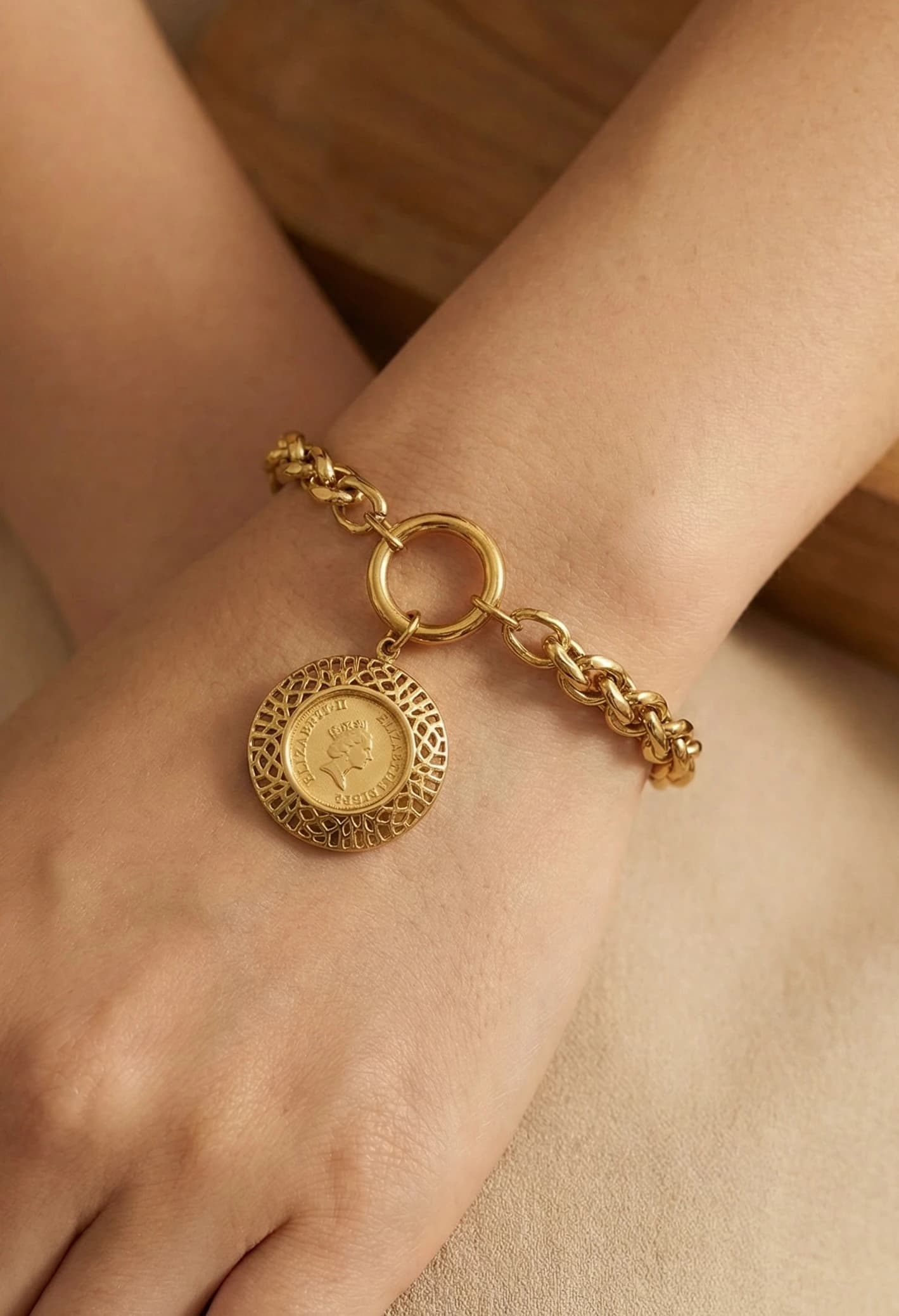 Bracelet Elizabeth rond