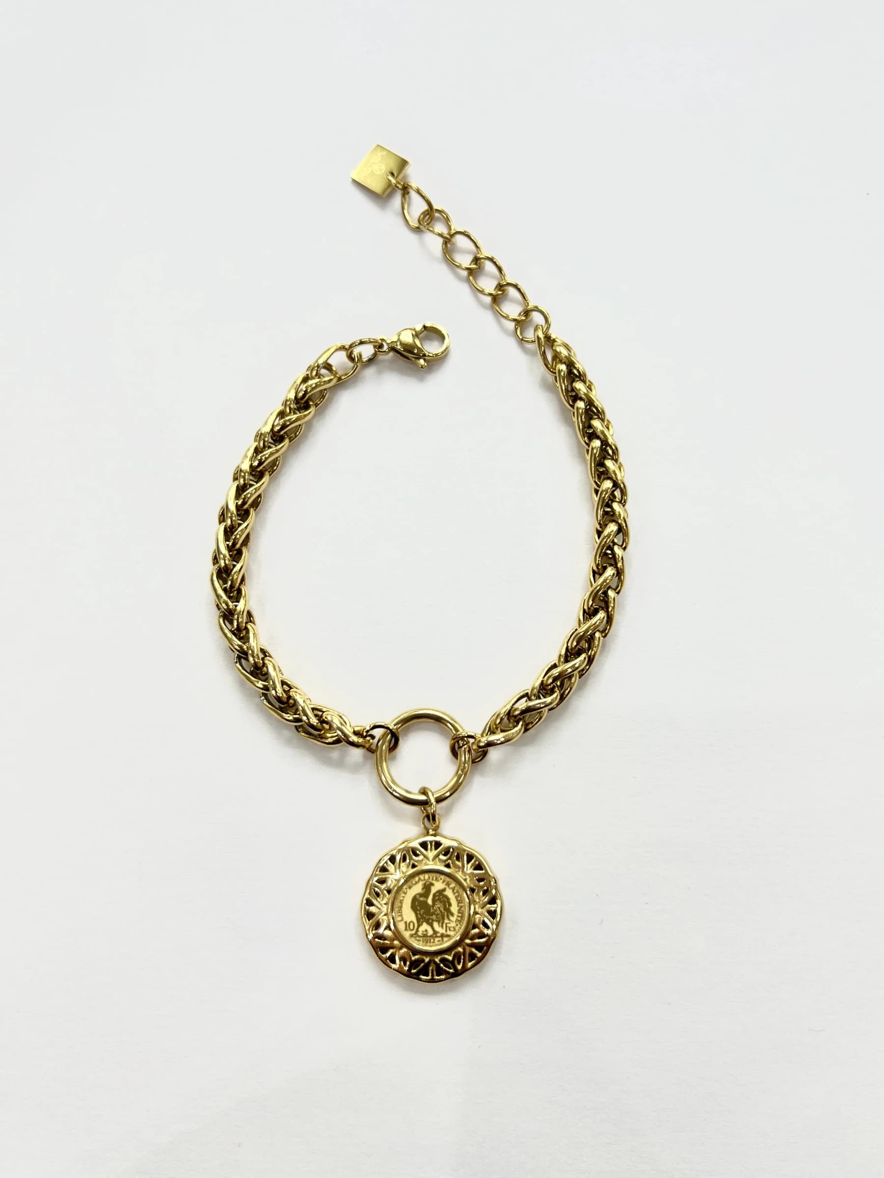 Bracelet coq rond