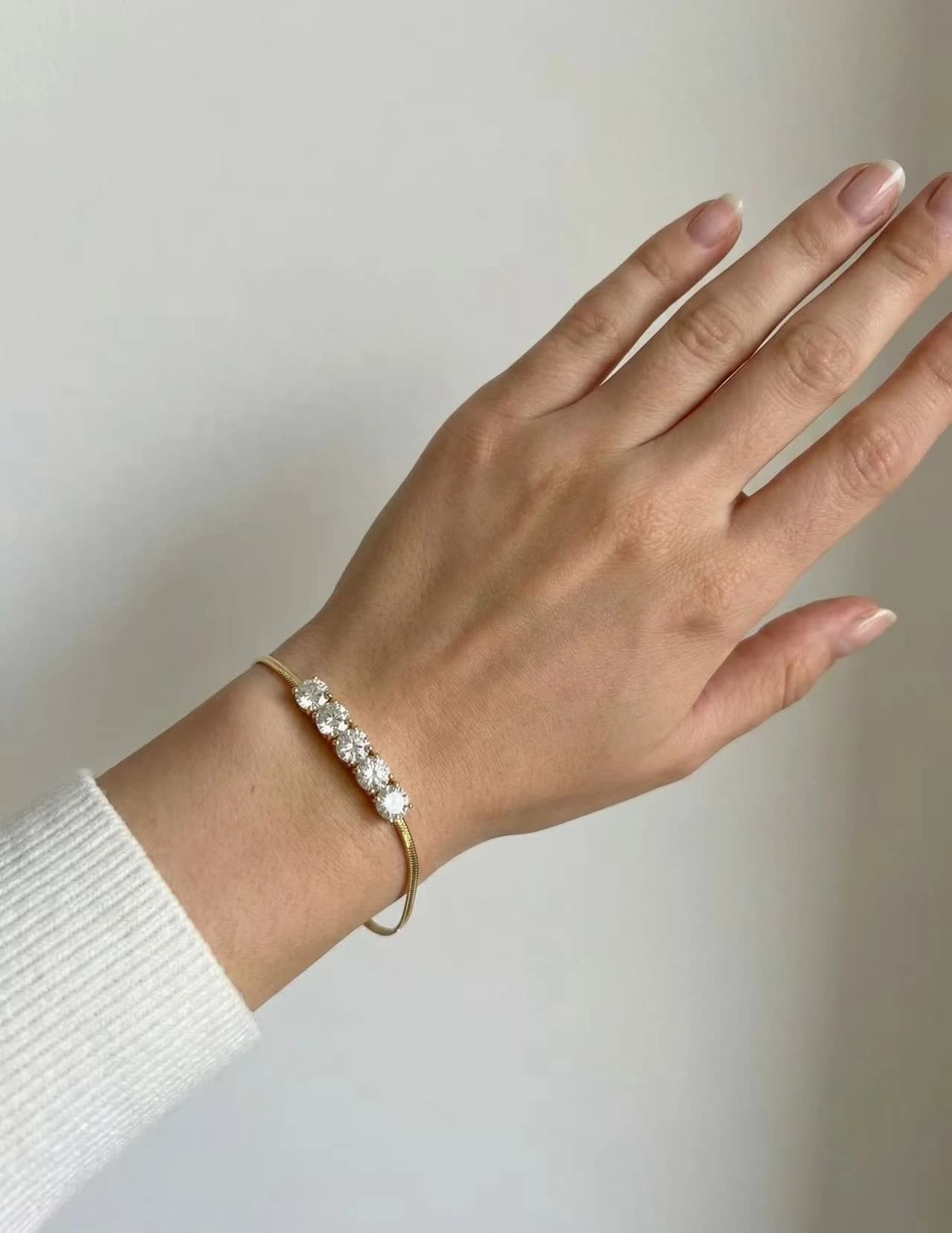 Bracelet rond strass