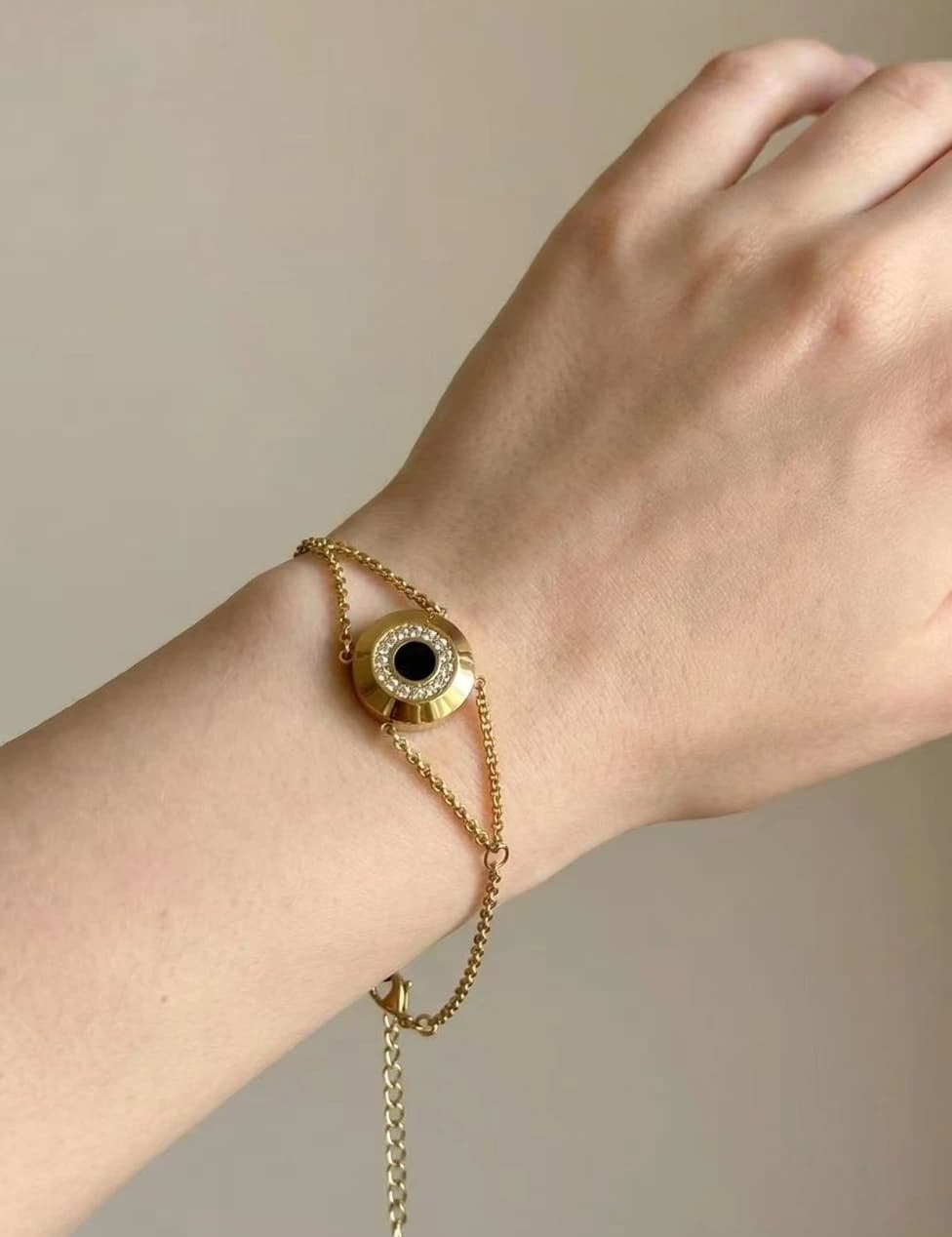 Bracelet rond monaco strass