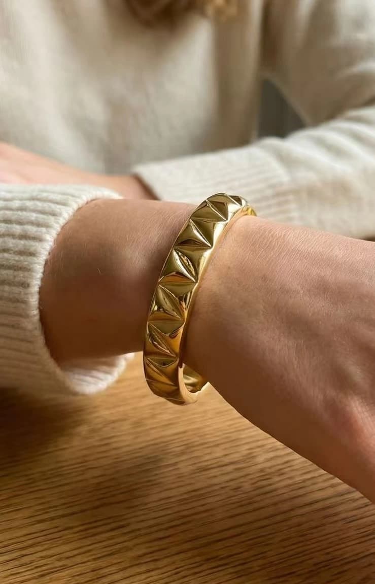 Bracelet jonc tressé