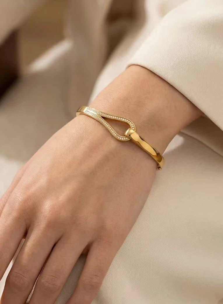 Bracelet jonc goutte