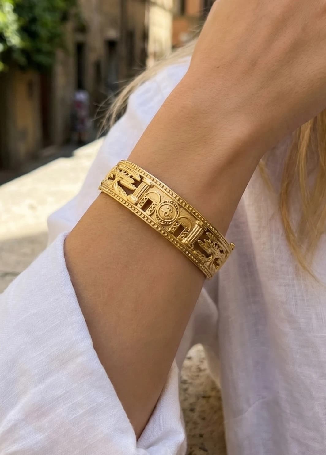 Bracelet jonc oriental