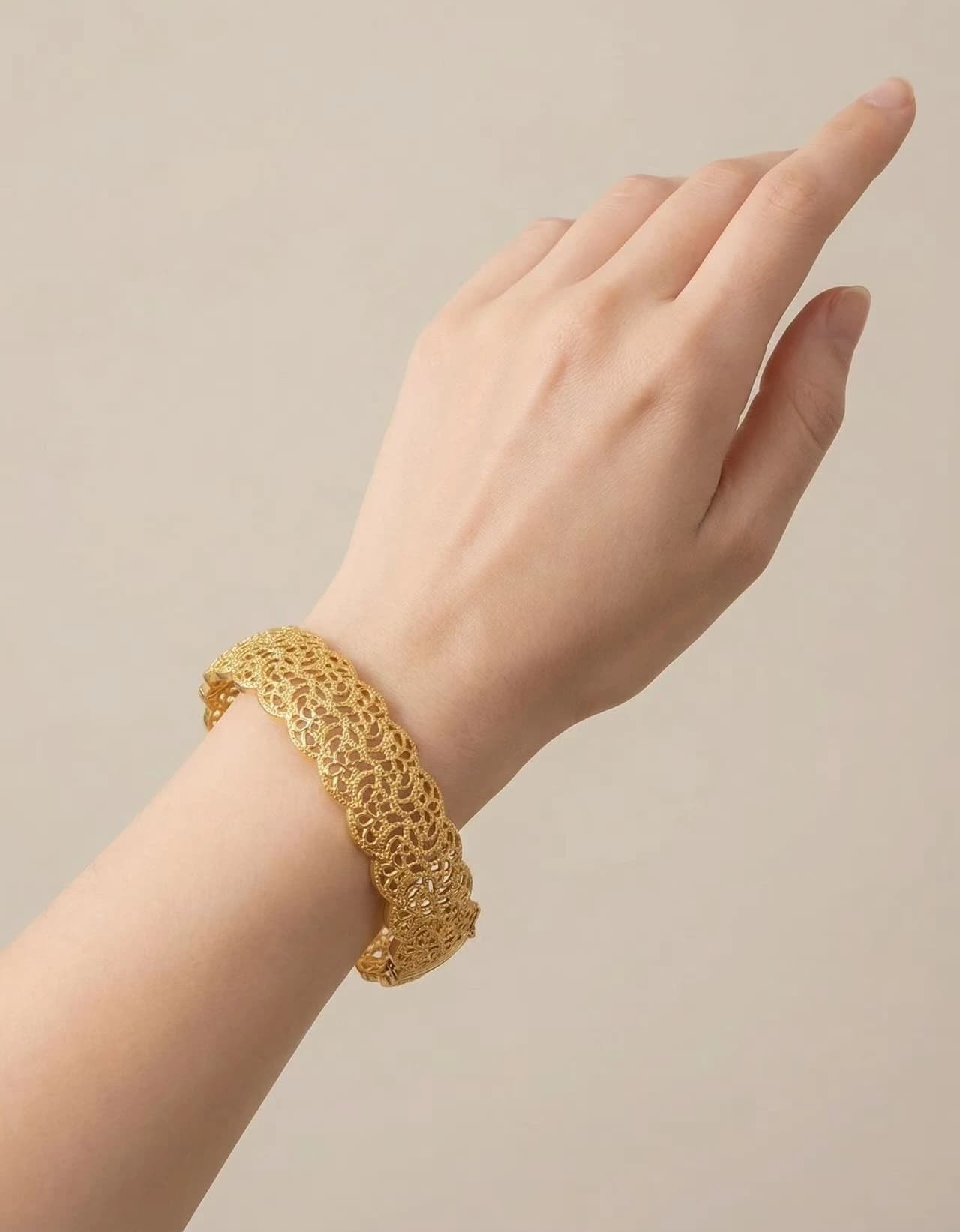 Bracelet jonc oriental