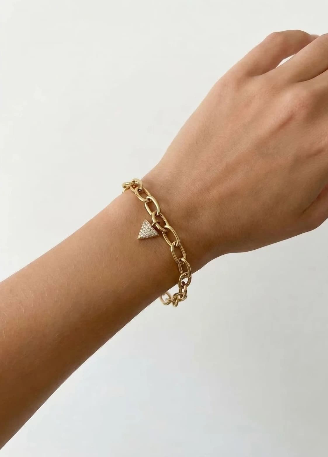 Bracelet maillon clou