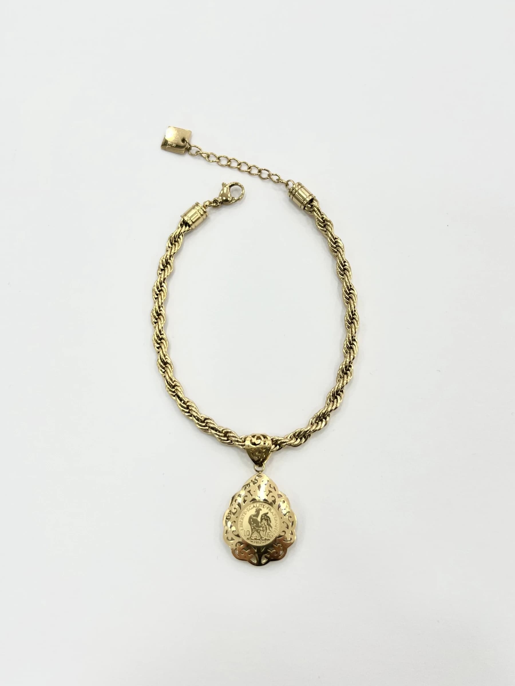 Bracelet coq goutte