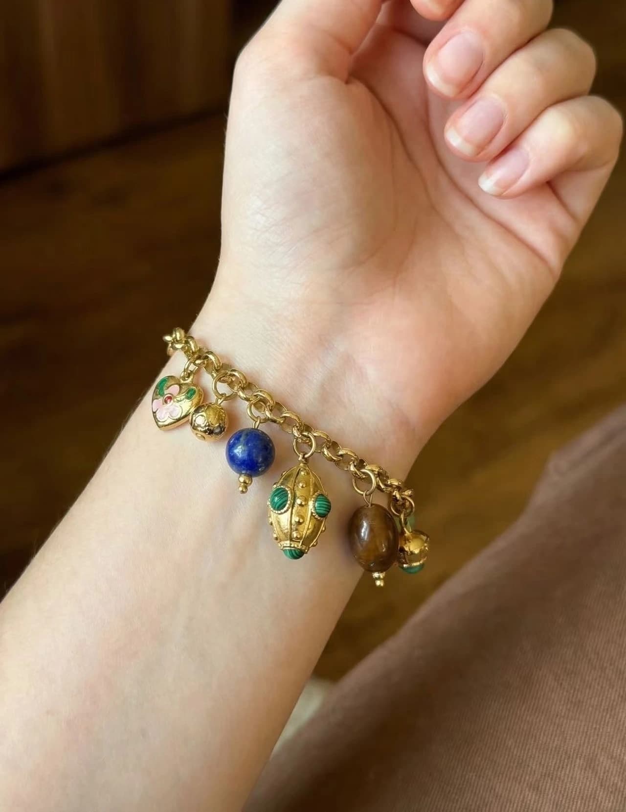 Bracelet oeuf coloré