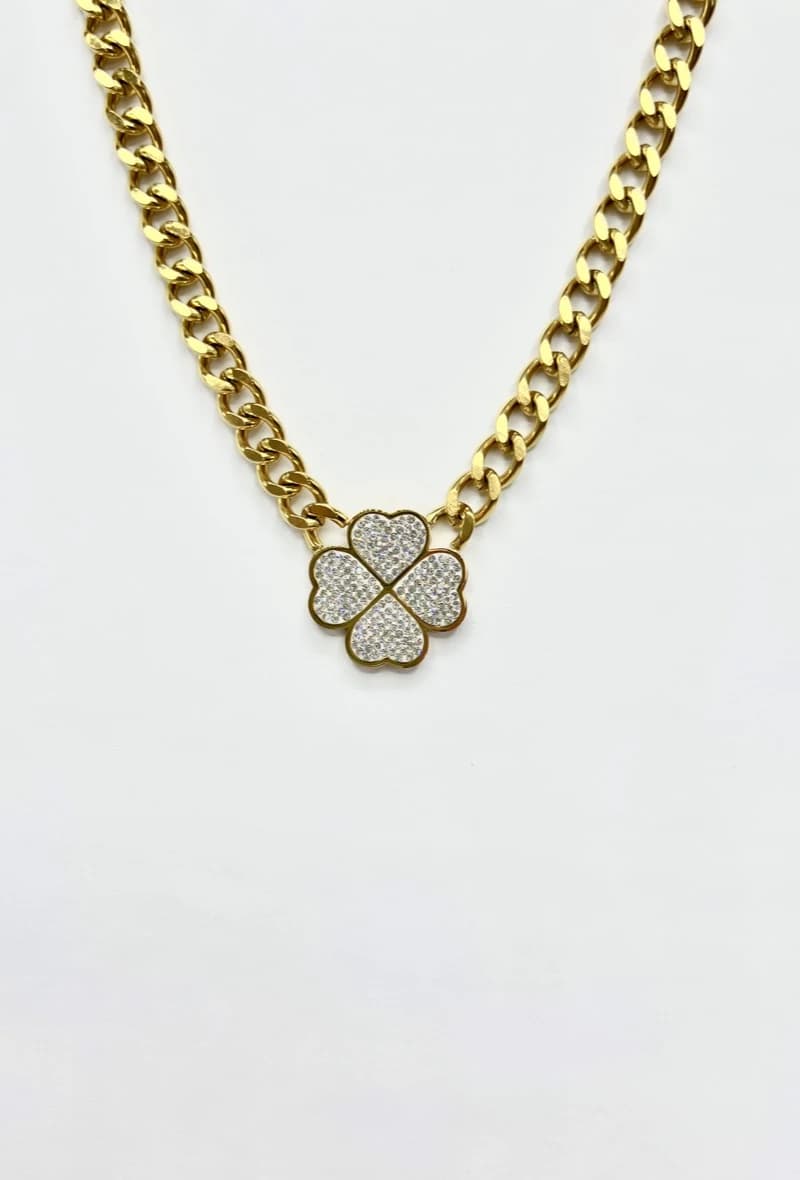 Collier trèfle