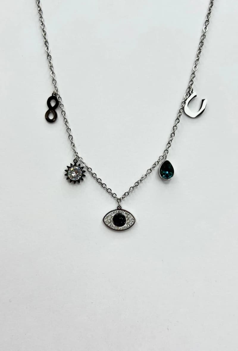 Collier pampille oeil