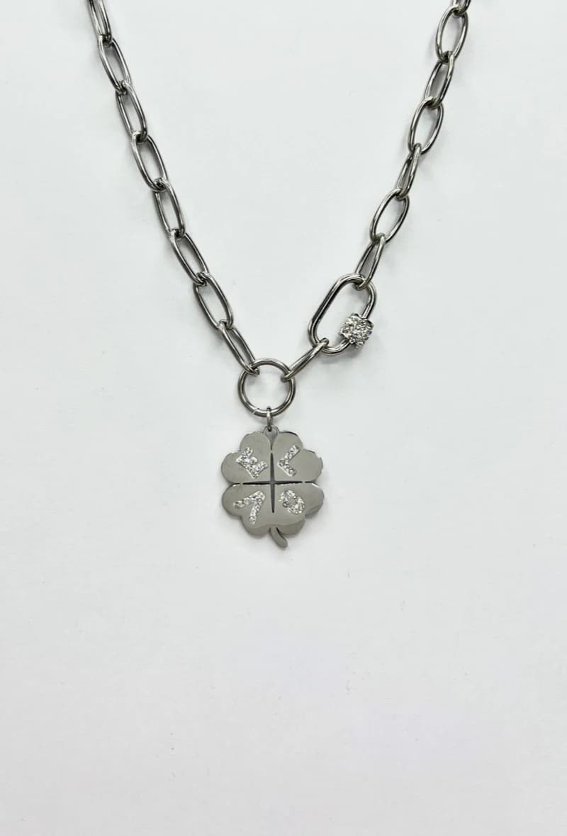 Collier trèfle love