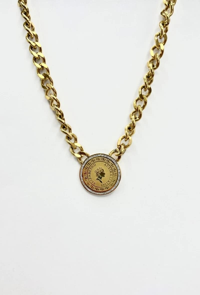 Collier torsadé Elizabeth strass