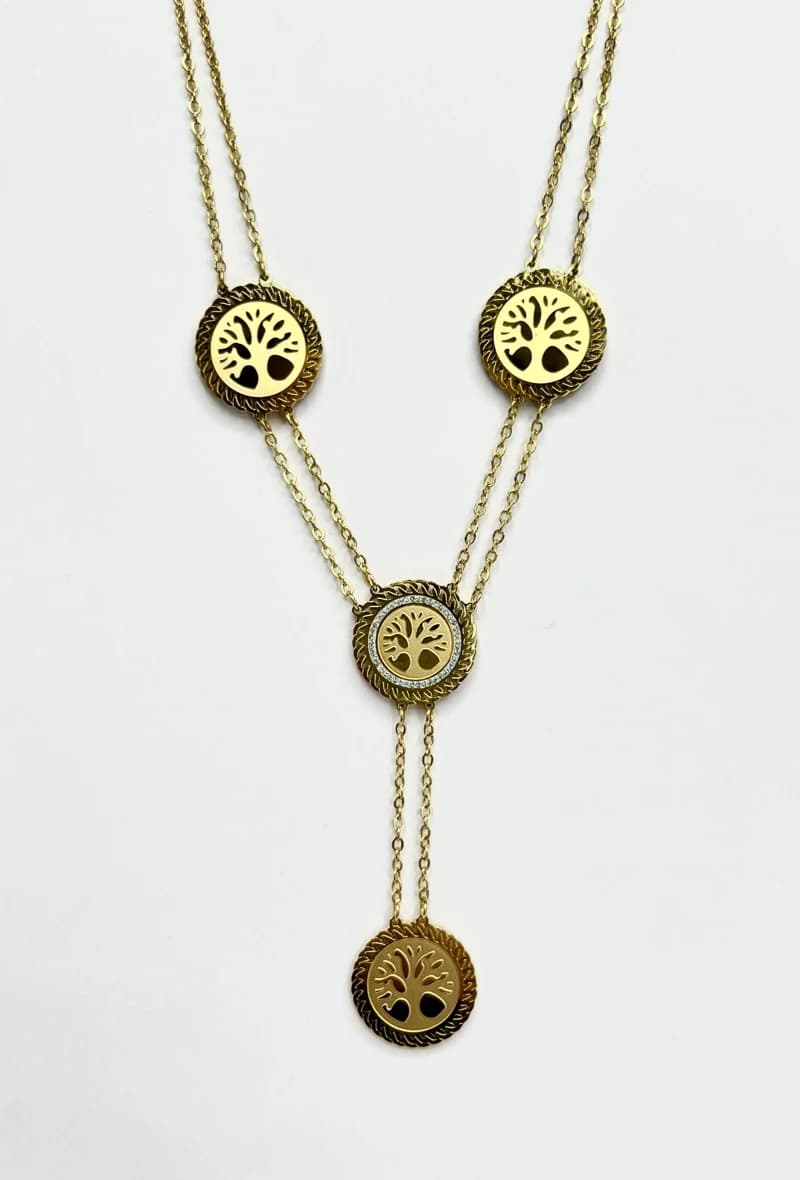 Collier 4 arbres