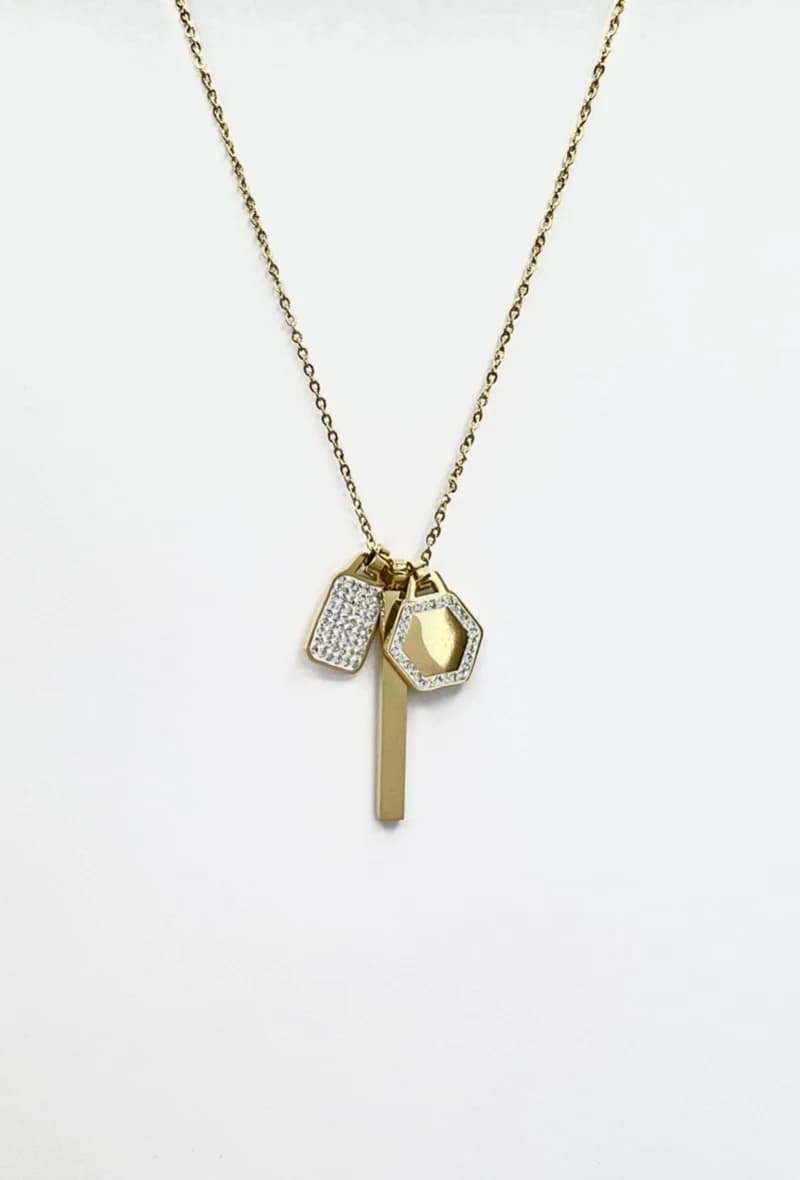 Collier 3 pendentifs