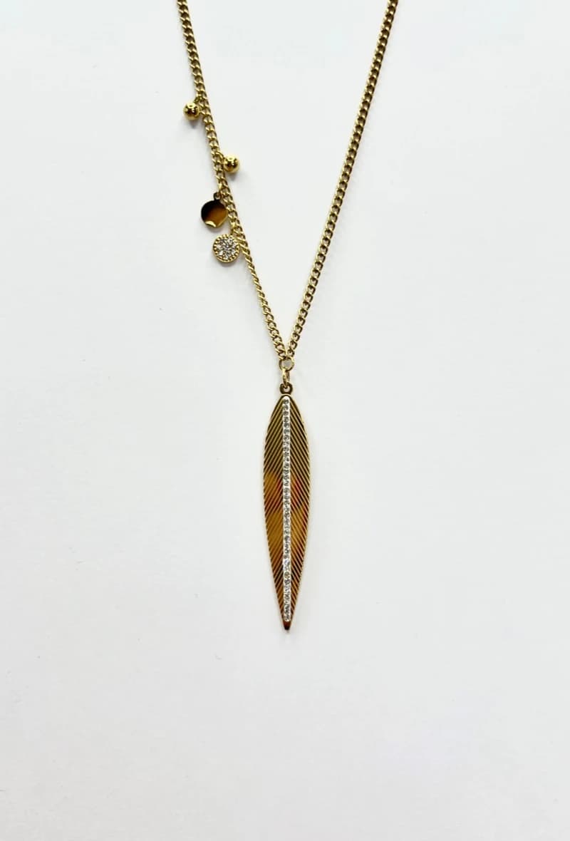 Collier feuille