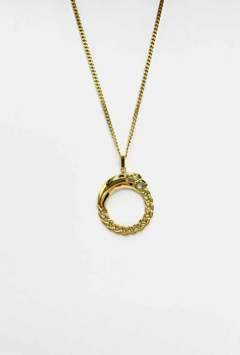Collier léopard