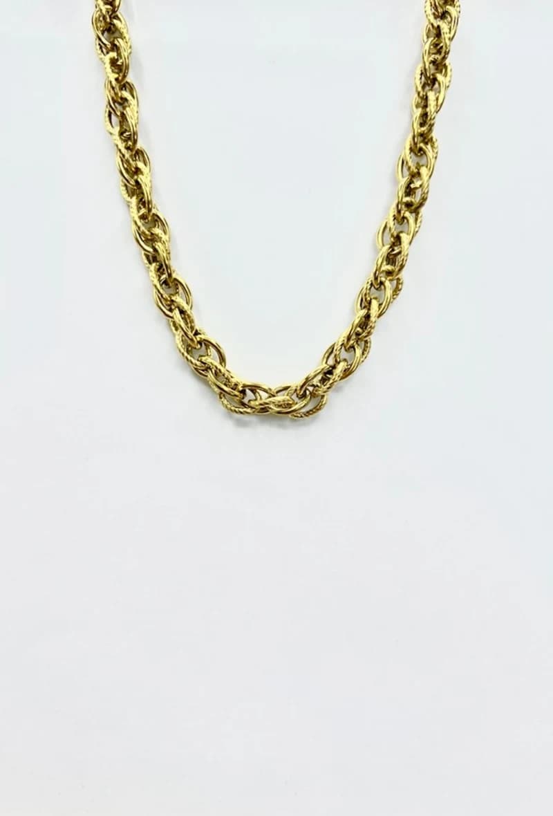 Collier grosse maille
