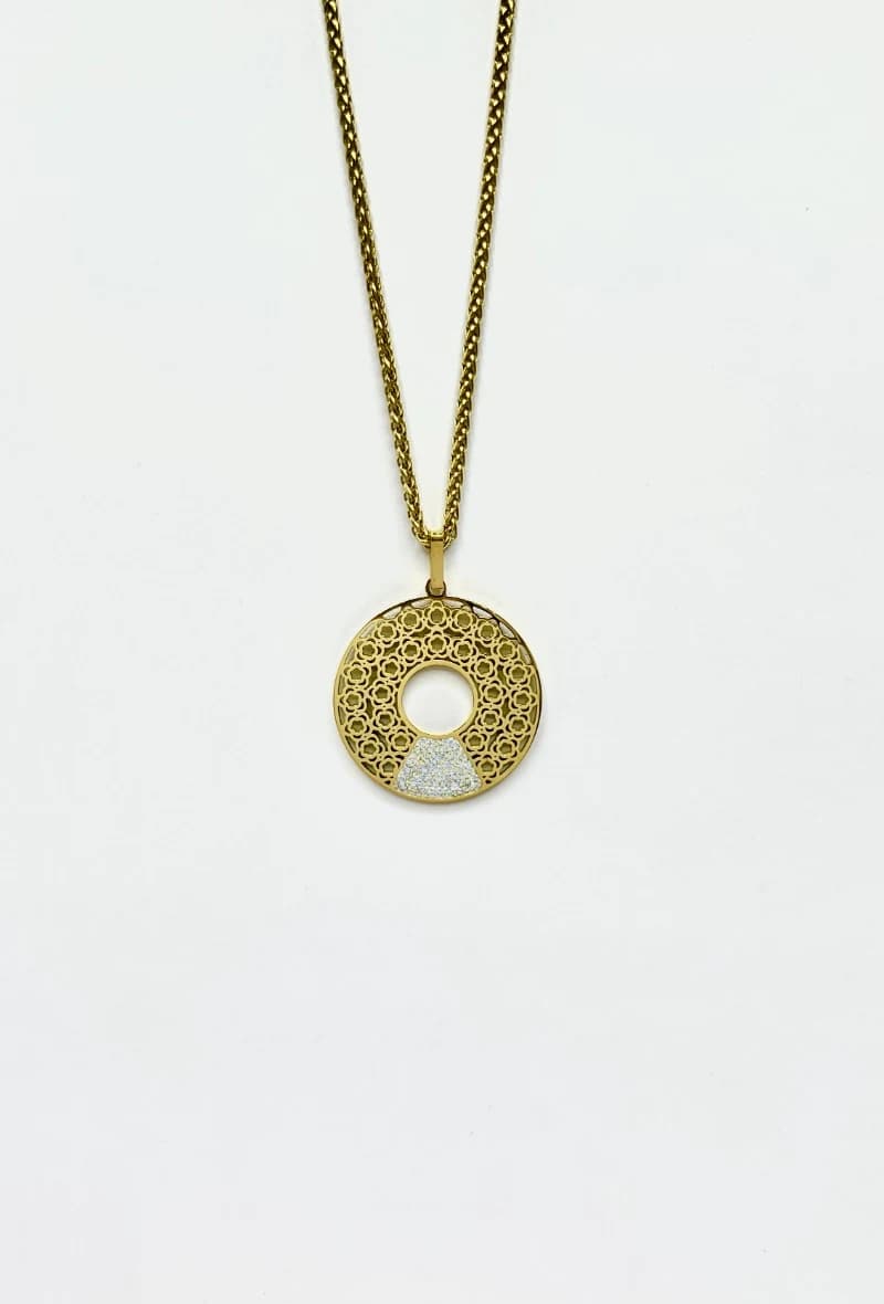 Collier rond cercle