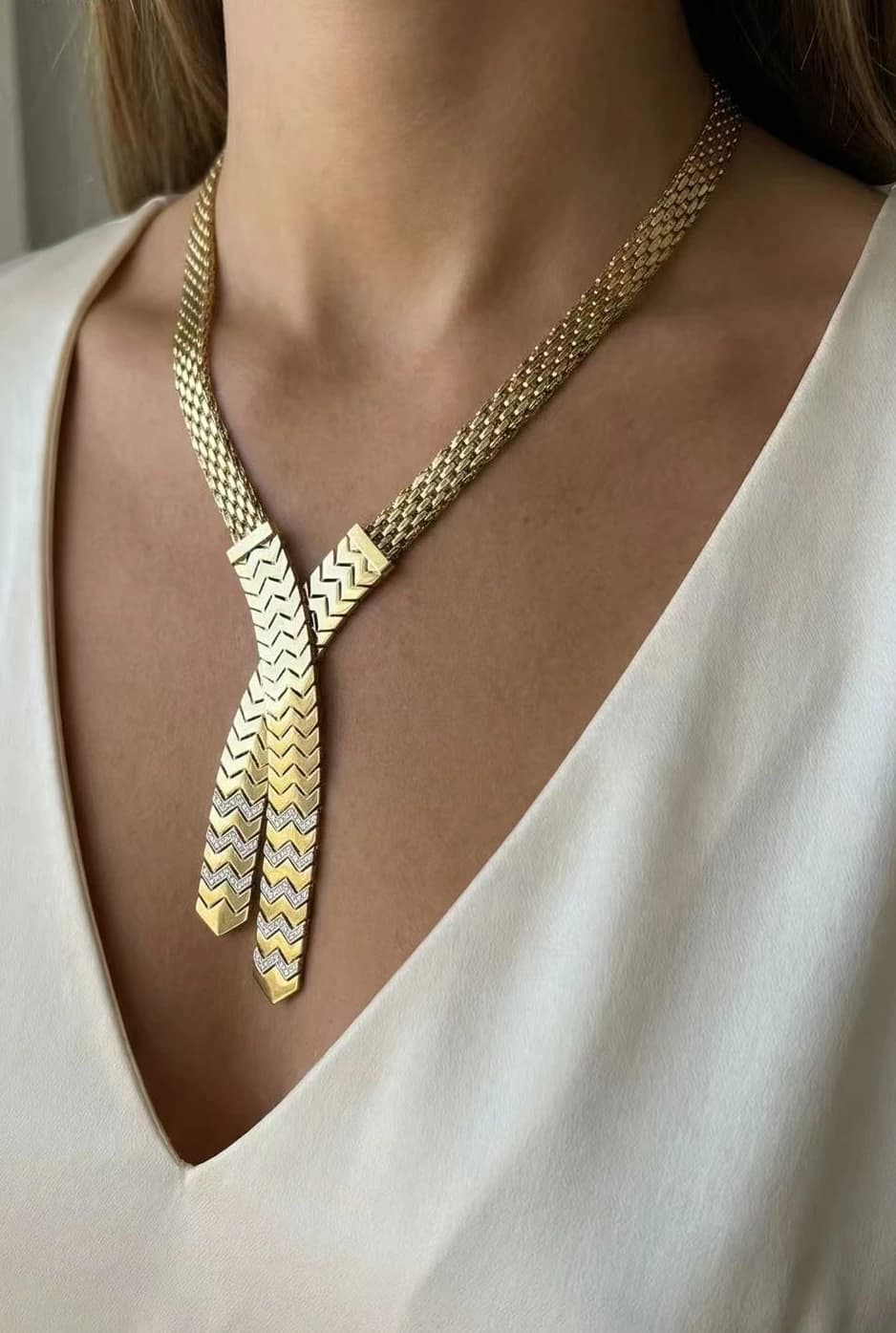 Collier feuille