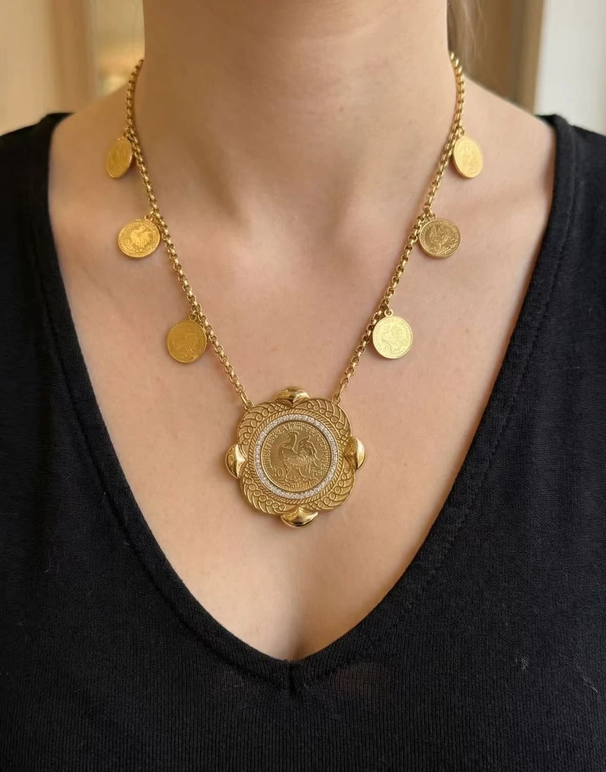 Collier coq