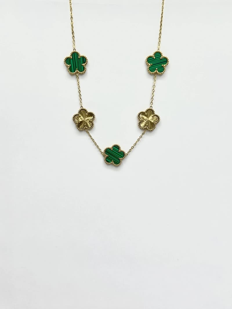 Collier 5 fleurs