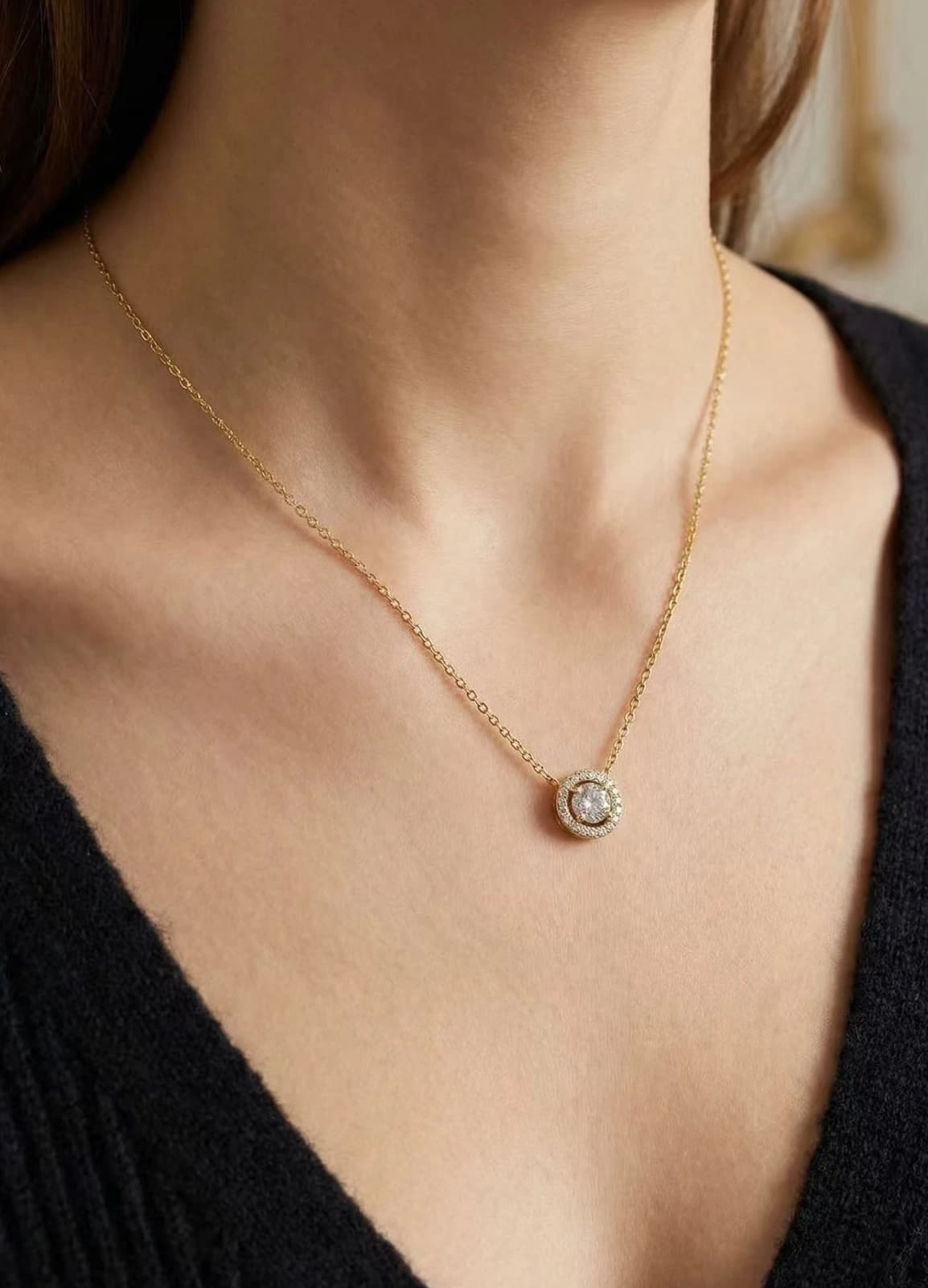 Collier rond cercle