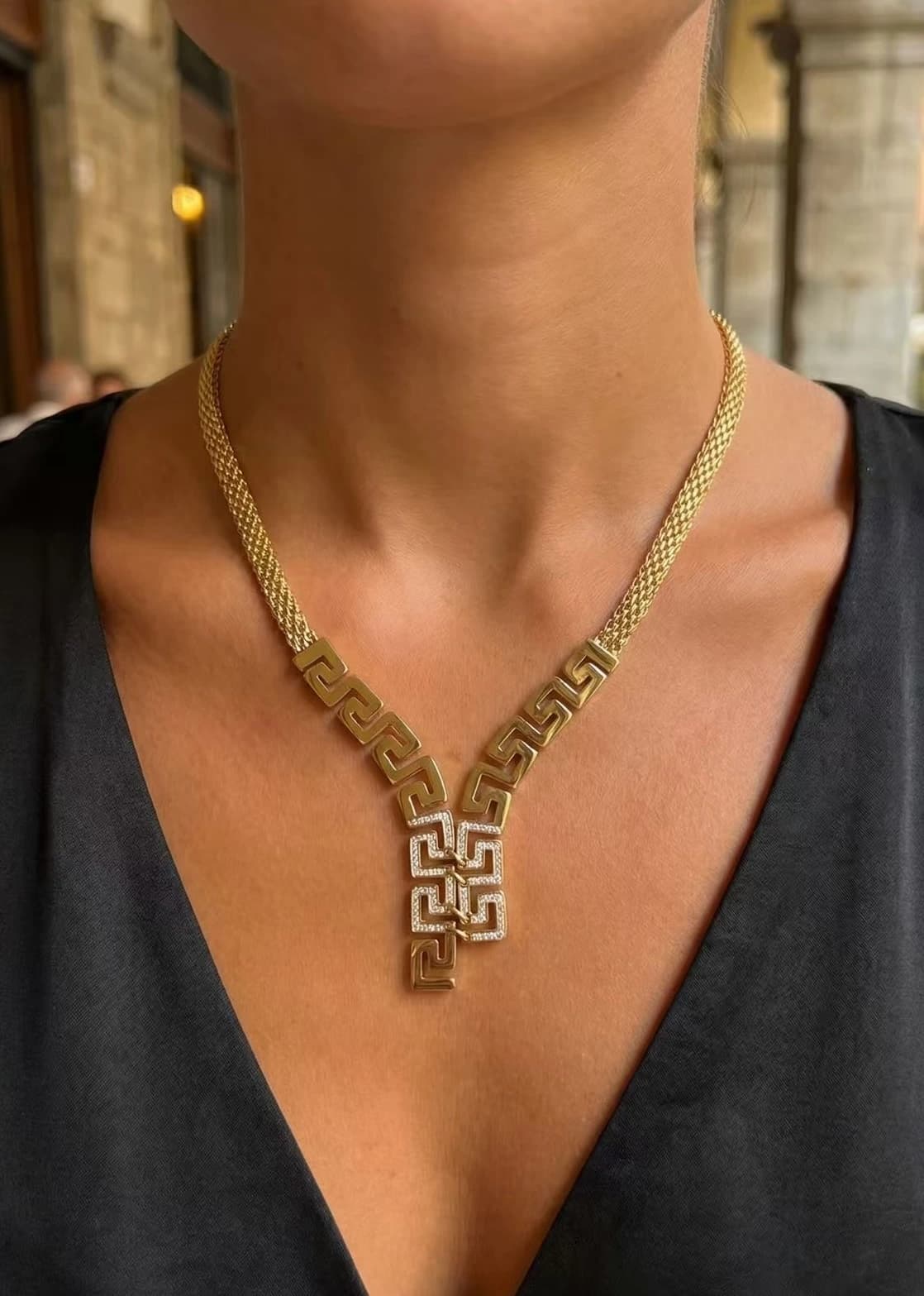 Collier labyrinthe