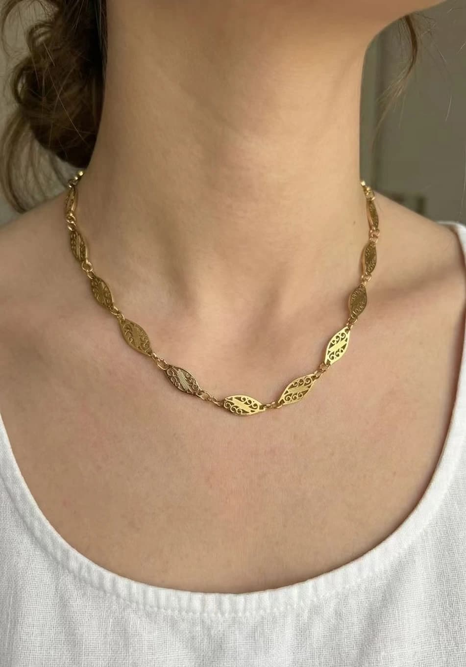 Collier oriental filigrané