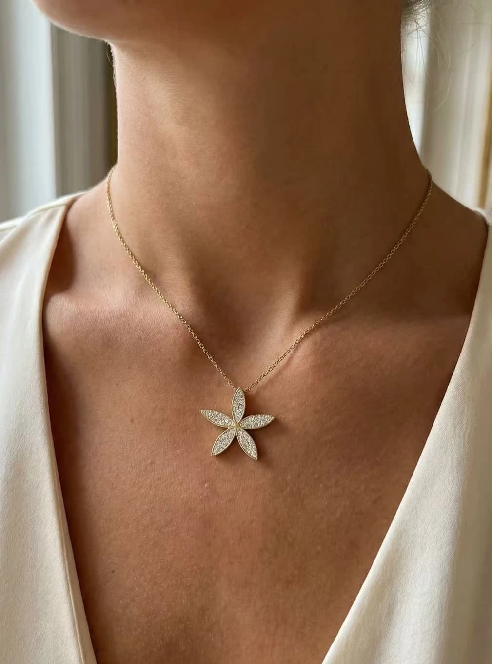 Collier fleur