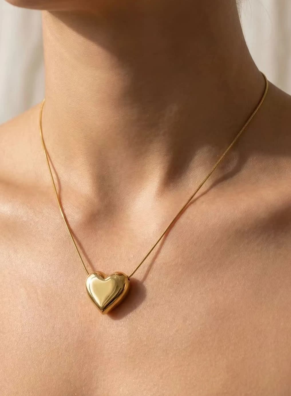 Collier coeur grand