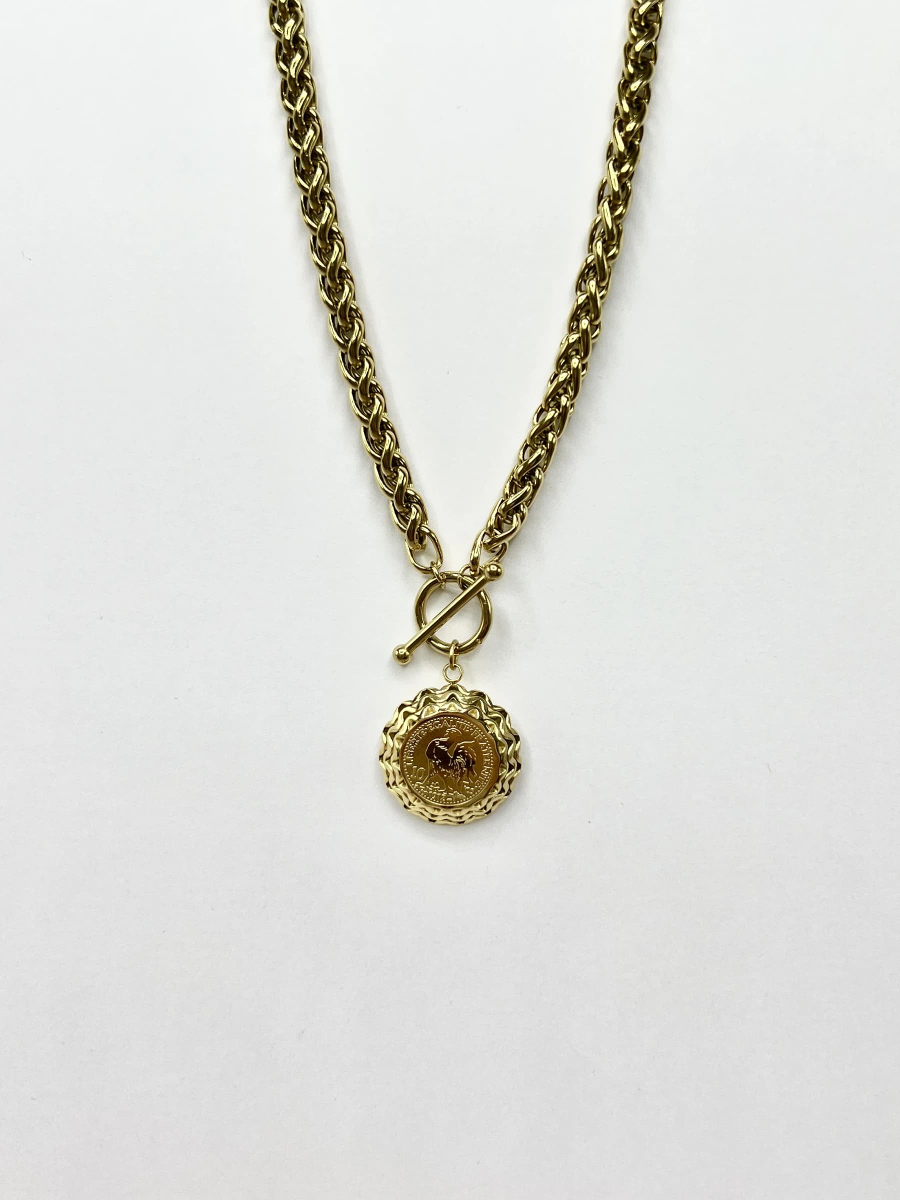 Collier coq bombé