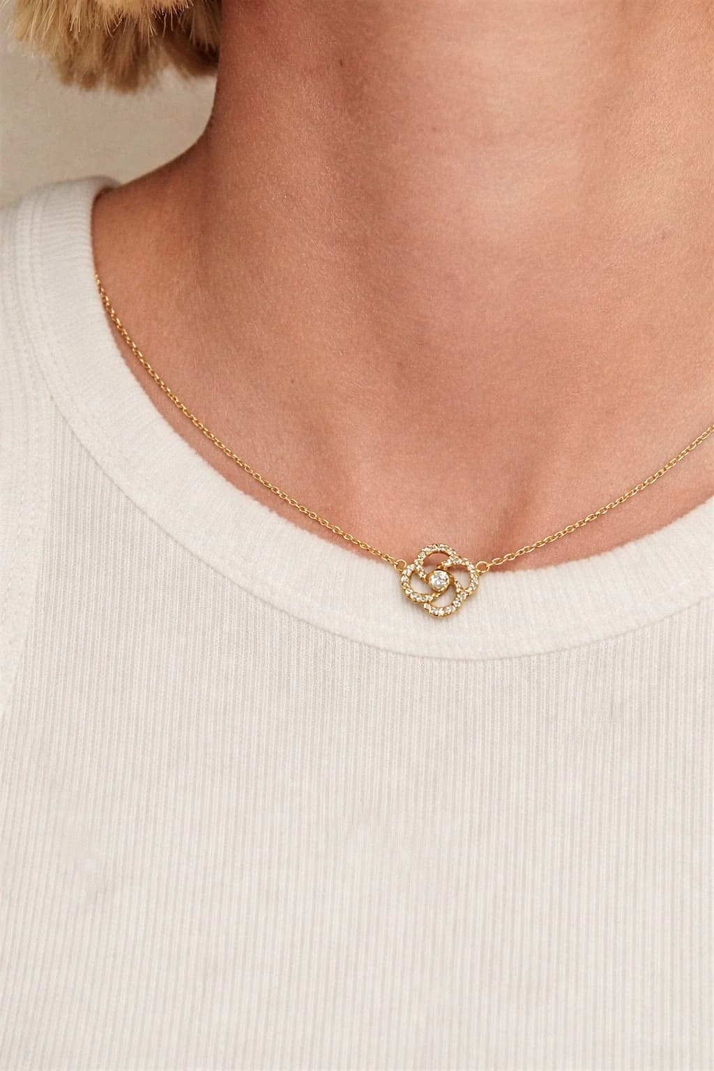 Collier trèfle