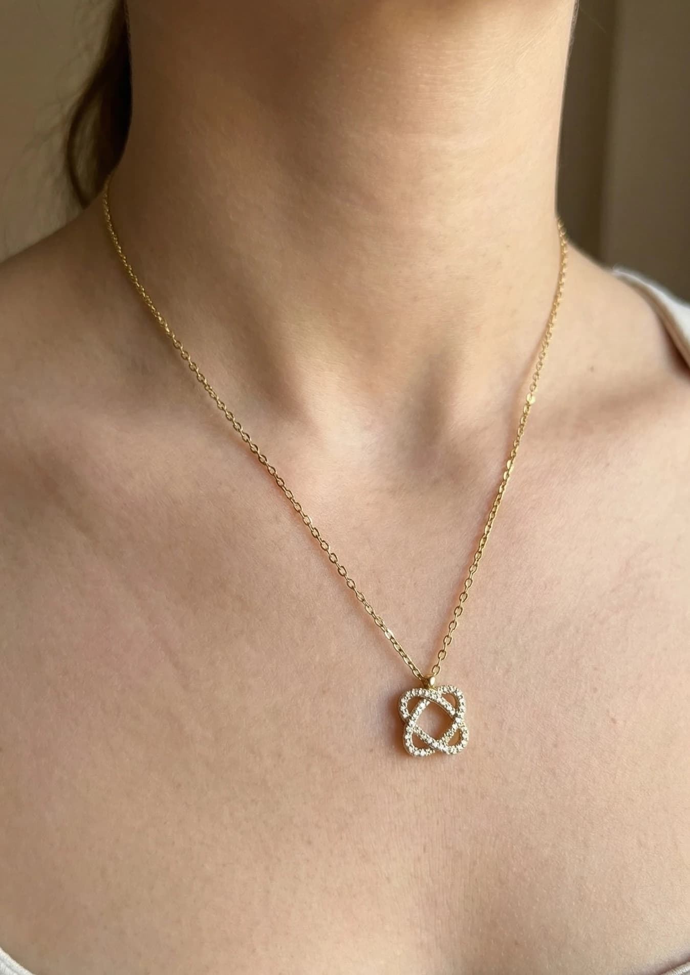 Collier trèfle