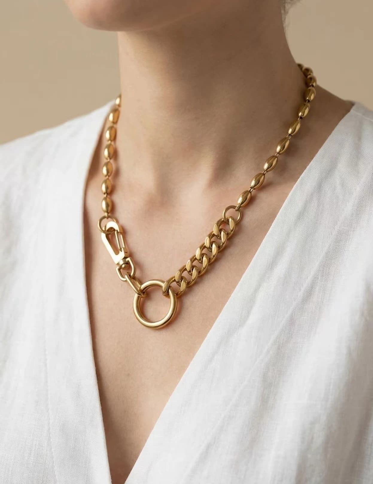 Collier cercle lien