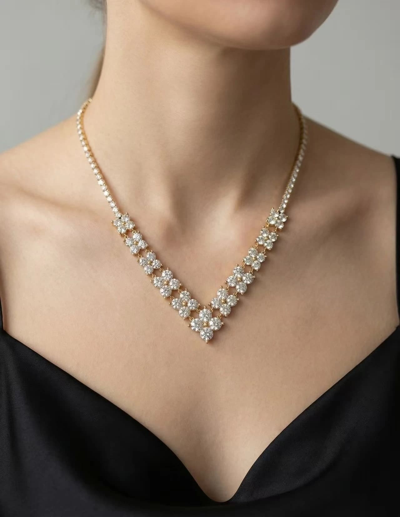 Collier V trèfle