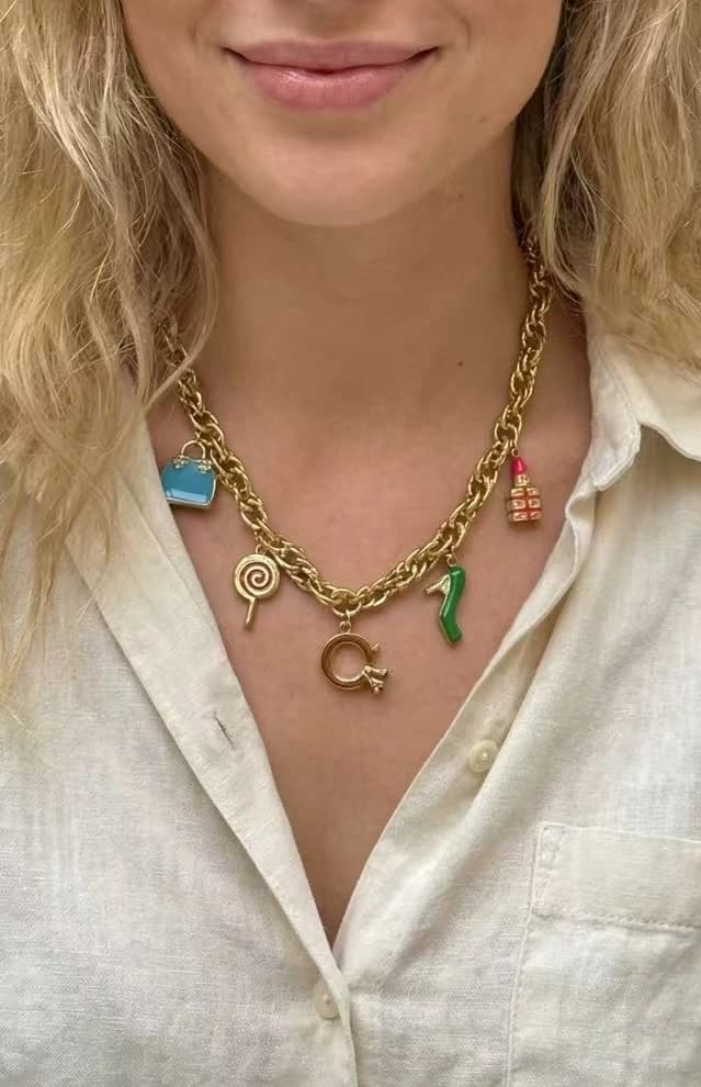 Collier bibelot bague