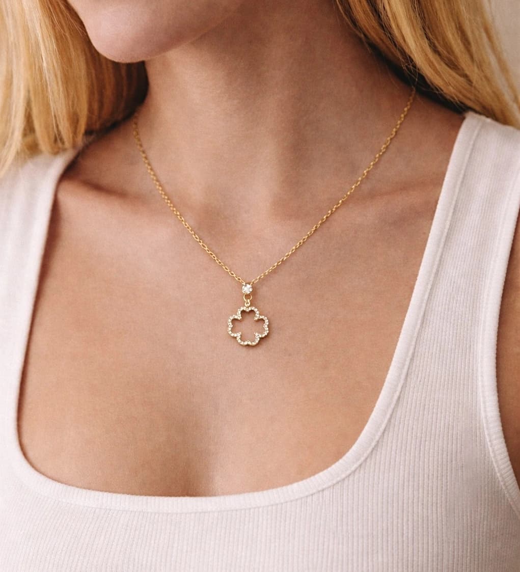Collier trèfle
