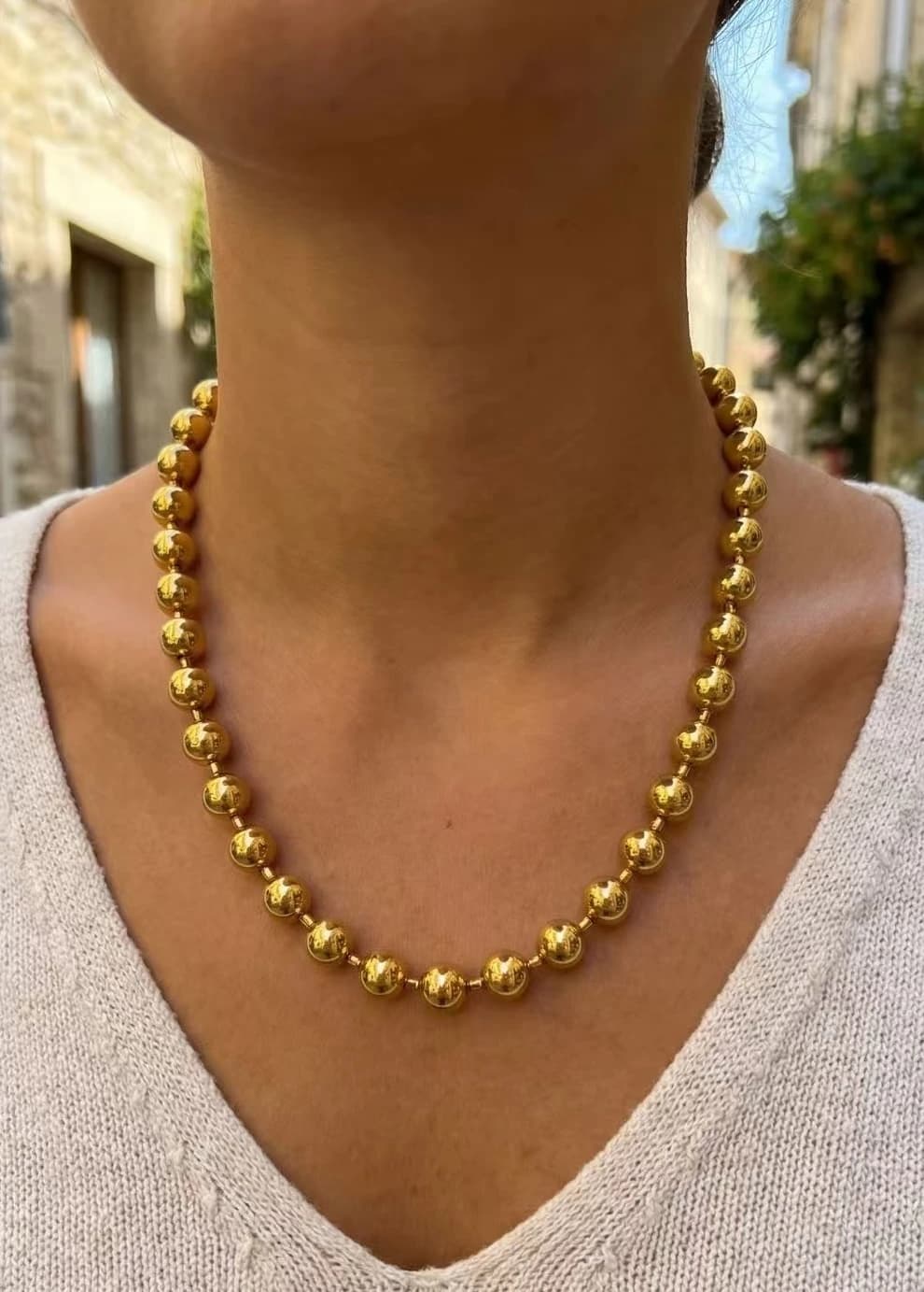 Collier boule T1