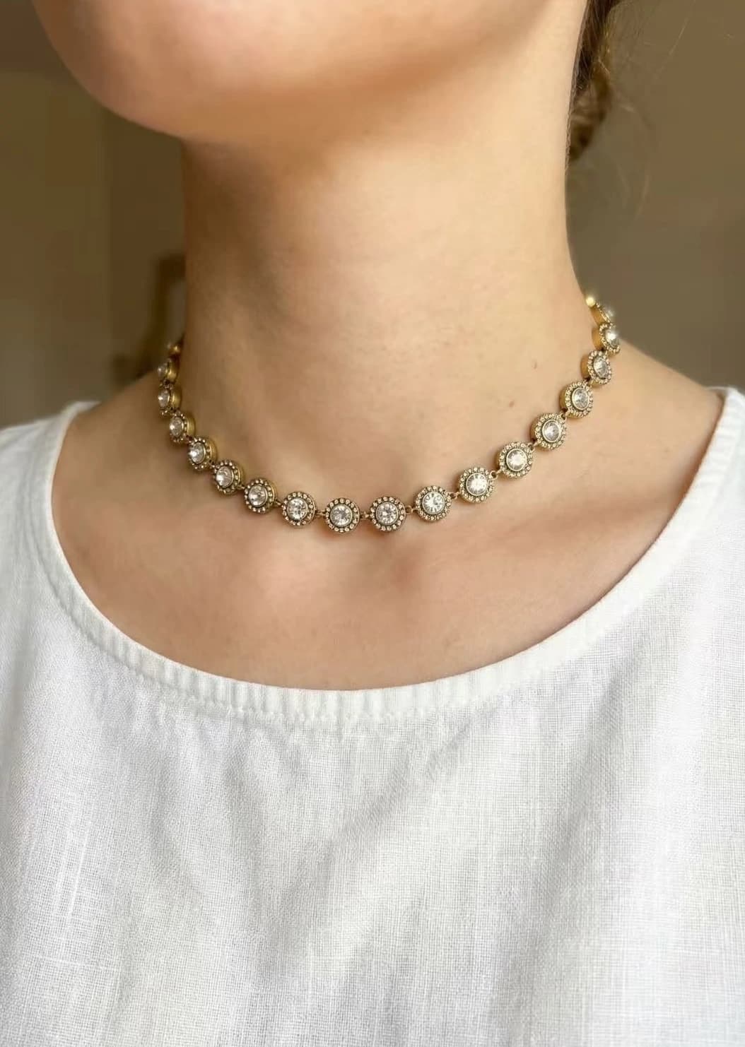 Collier maille ronde
