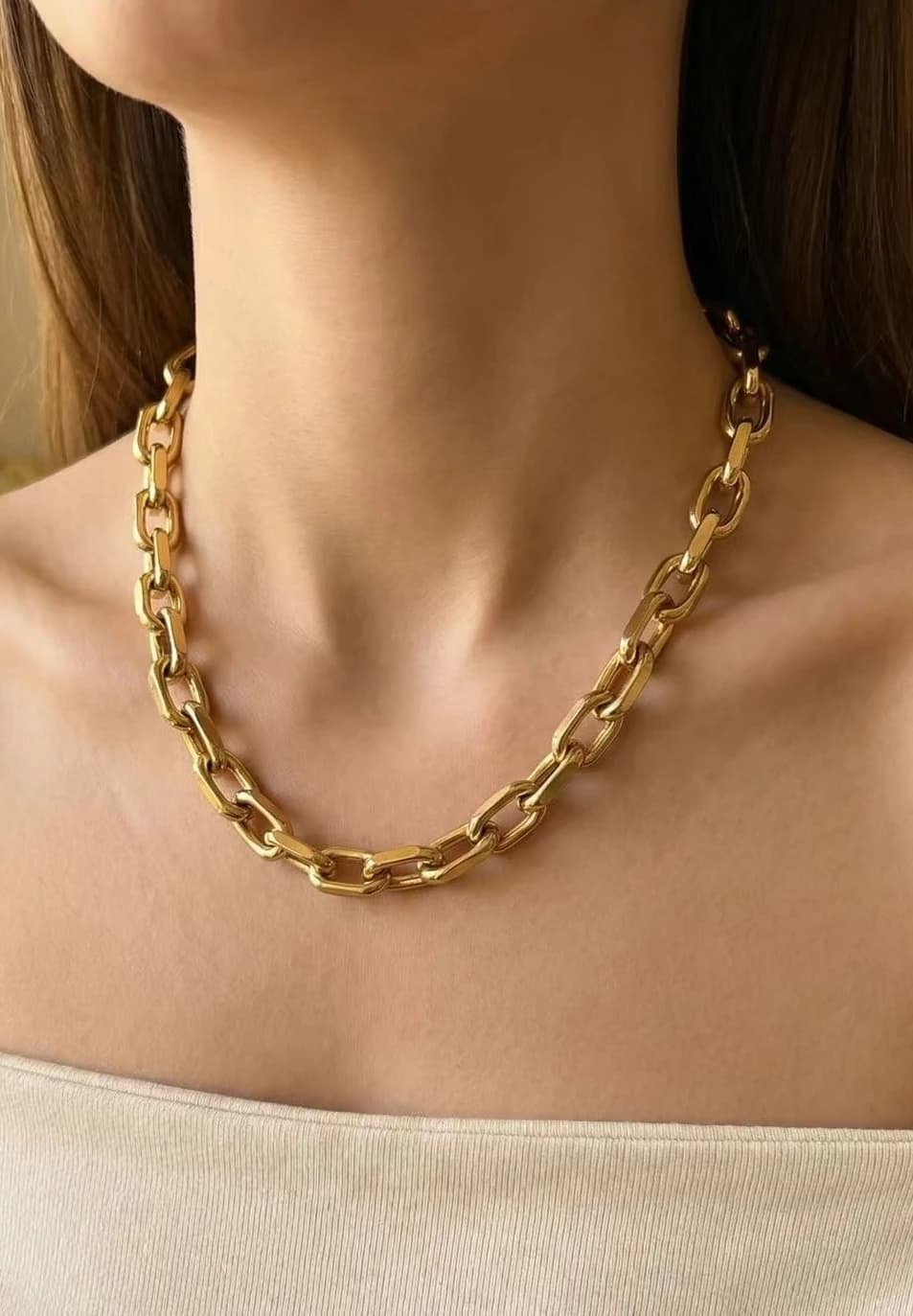 Collier chaine lien