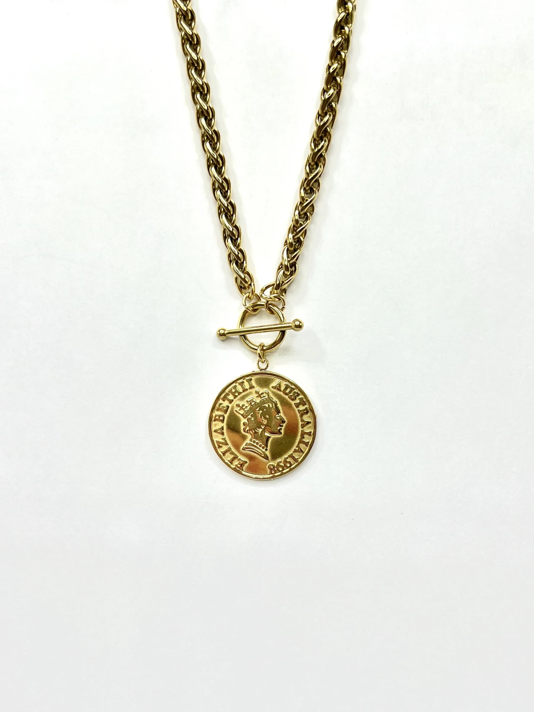 Collier coq rond